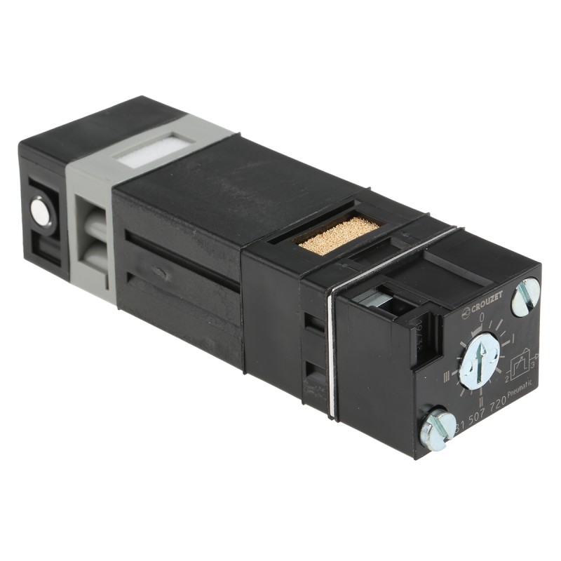 1 pcs - Crouzet 81 series 0.1s to 30s Pneumatic Timer, 8 bar max