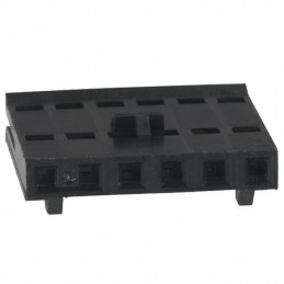 10 pcs : 487769-4 - CONN FFC RCPT HSG 6POS 2.54MM