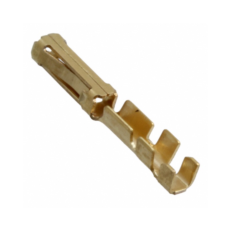 10 pcs : 86566-4 - CONTACT FLAT FLEX SOCKET GOLD
