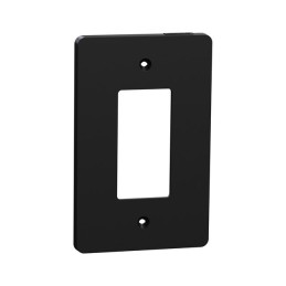 10 pcs : SQWS141001BK - 1 GANG MID+ WALL PLATE BK