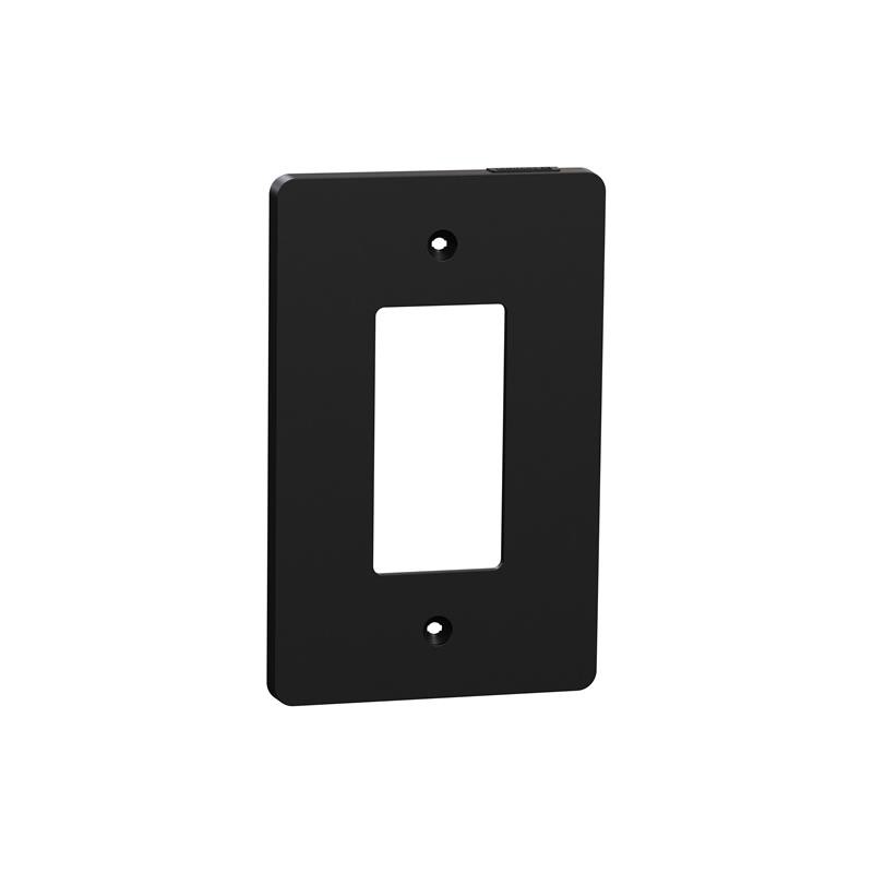 10 pcs : SQWS141001BK - 1 GANG MID+ WALL PLATE BK