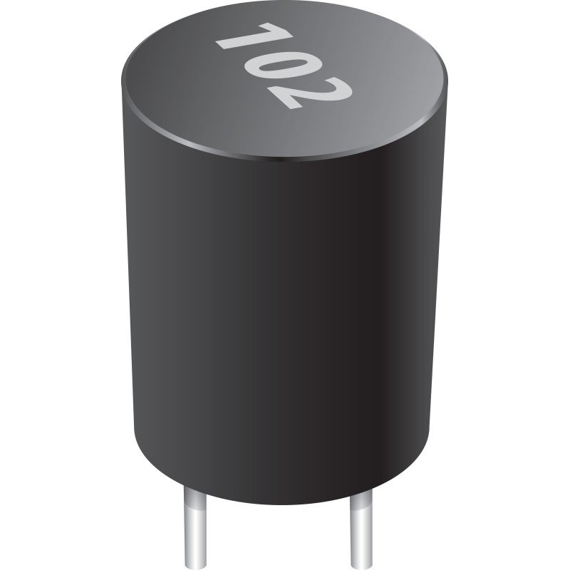 5 pcs - Bourns 120 kH 0.1 Ferrite Leaded Inductor, Max SRF:900kHz, Q:15, 9A Idc, RL181S