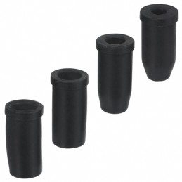 10 pcs : 162-000-925R000 - GROMMET BLK PVC FOR DSUB 9/25POS
