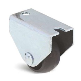 1 pcs - Guitel Hervieu Fixed Castor Wheel, 40kg Capacity, 40mm Wheel