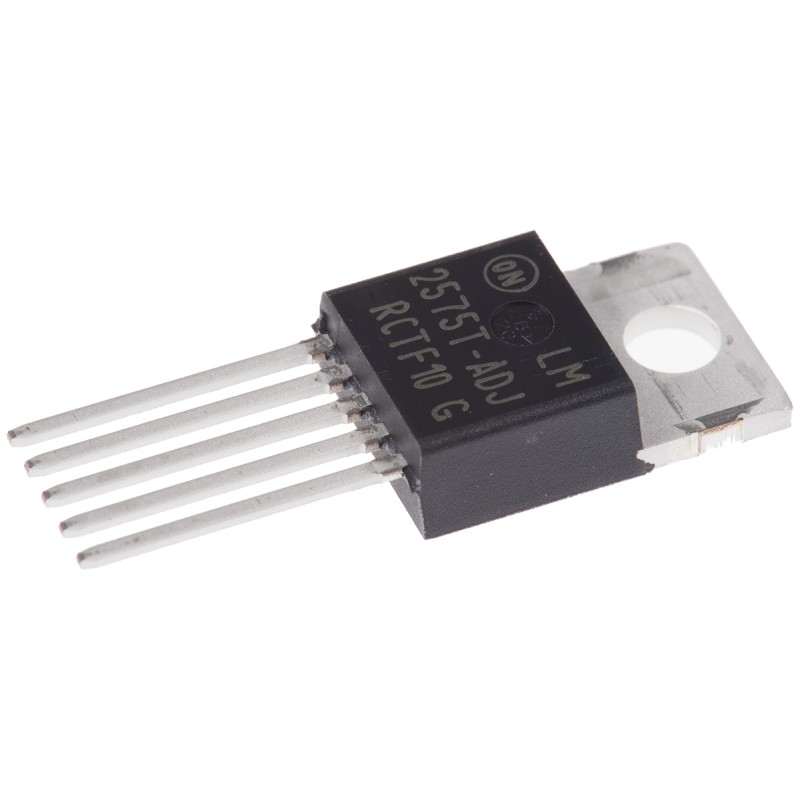1 pcs - onsemi, LM2575T-ADJG Step-Down Switching Regulator, 1-Channel 1A Adjustable 5-Pin, TO-220