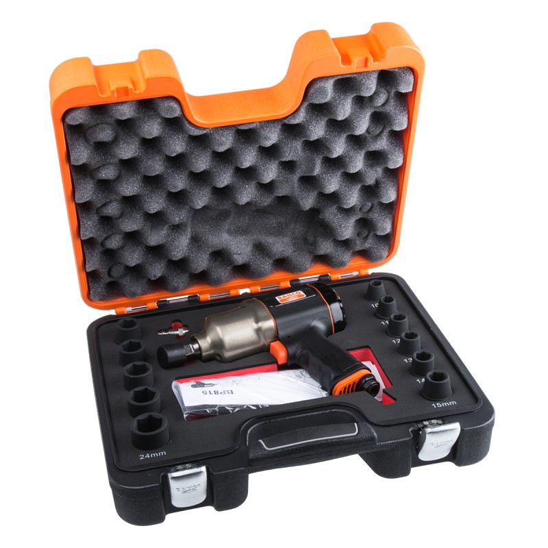 1 pcs - Bahco 11-Piece Socket Set, 1/2 in Square Drive, 11mm Socket