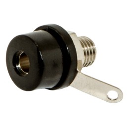 10 pcs : BU-00233-0 - CONN BANANA JACK PRESS-FIT BLACK