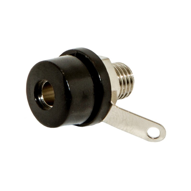 10 pcs : BU-00233-0 - CONN BANANA JACK PRESS-FIT BLACK