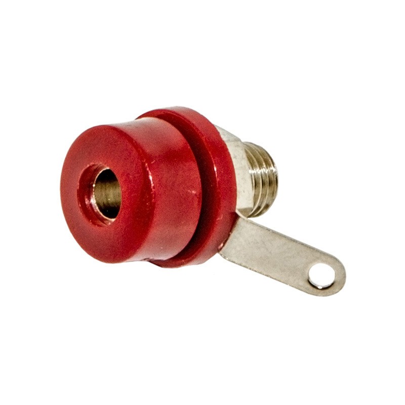 10 pcs : BU-00233-2 - CONN BANANA JACK PRESS-FIT RED