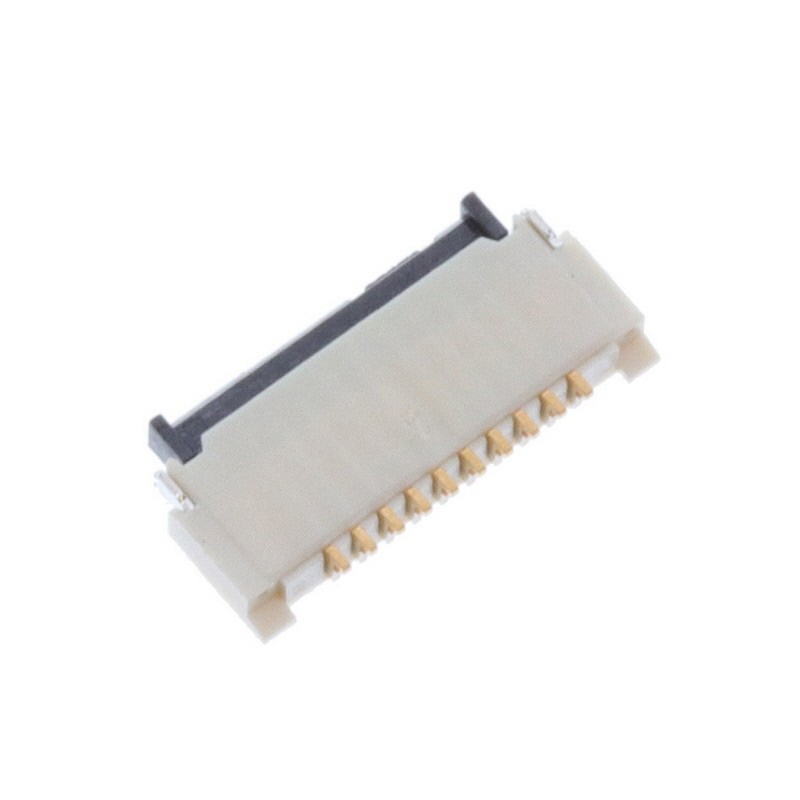 10 pcs : 046809610110846+ - CONN FFC BOTTOM 10POS 0.5MM R/A