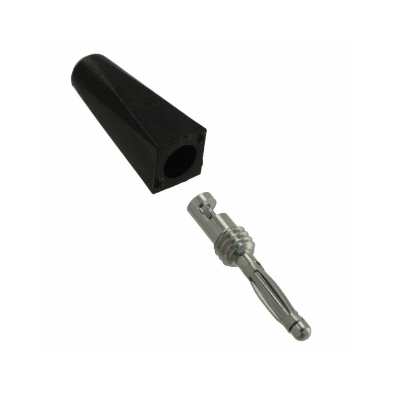 10 pcs : 5936-0 - CONN BANANA PLUG MINI SLDR BLACK