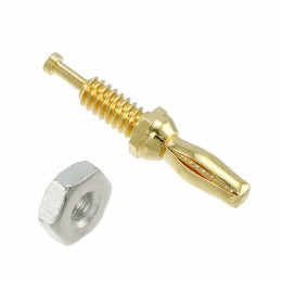 10 pcs : 3276 - CONN BANANA PLUG MINIATURE THRD