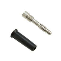 10 pcs : 5934-0 - CONN BANANA PLUG SLDRLESS BLACK