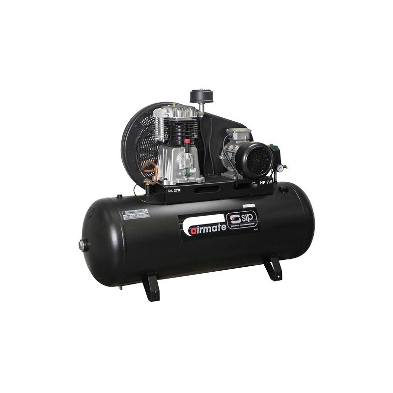 1 pcs - SIP 270 l Air Compressor, 10bar, 157kg