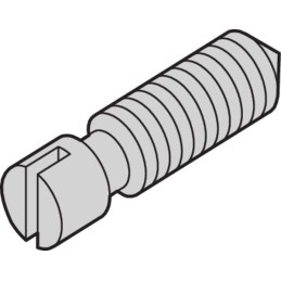 100 pcs - Steel x 8mm Grub Screw