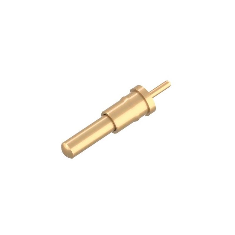 10 pcs : 0906-4 - CONTACT SPRING LOADED T/H GOLD W