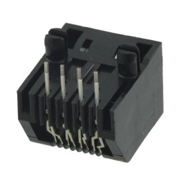 10 pcs : 5555167-4 - CONN MOD JACK 8P8C R/A UNSHLD