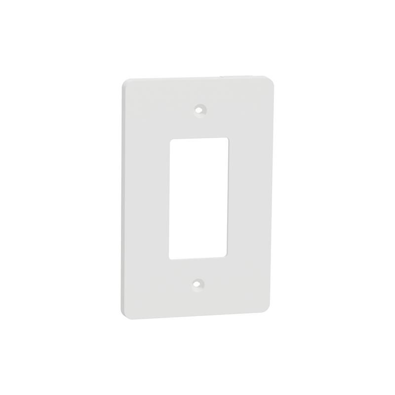 10 pcs : SQWS141001WH - 1 GANG MID+ WALL PLATE WH