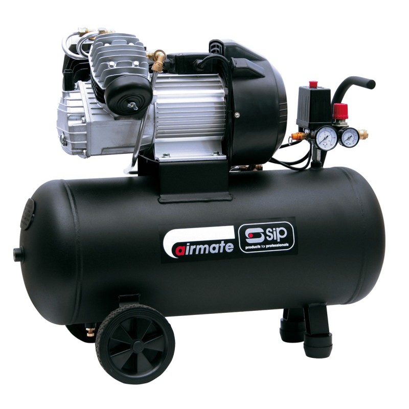 1 pcs - SIP 3HP 50 l Air Compressor, 9bar, 45kg
