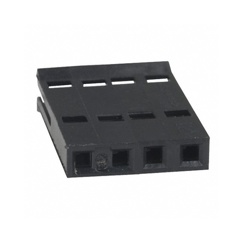 10 pcs : 487378-3 - CONN FFC RCPT HSG 4POS 2.54MM