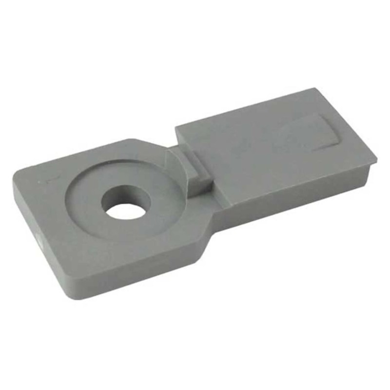 10 pcs : 1011-027-0805 - CLIP, PA66, GRY, 5.08MM HOLE, ST