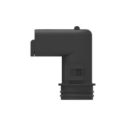 10 pcs : 1011-256-0205 - BKSHL, 2P, BLK, PLG,RA,SR,NW6/7.