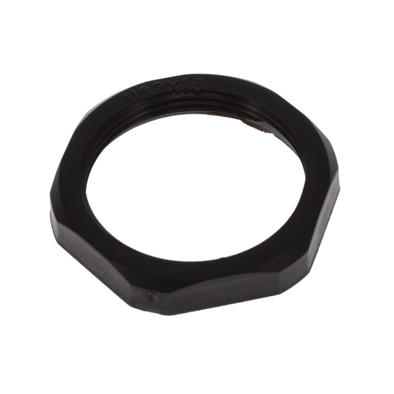 10 pcs : 0936000458 - NYL LOCKNUT M32X1.5 BK RAL9005