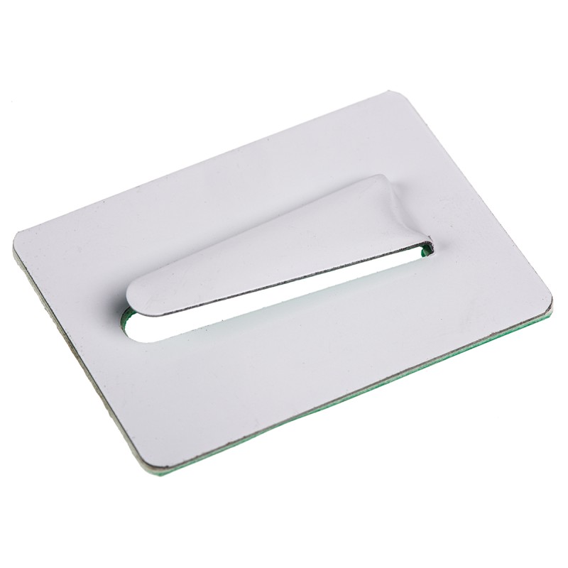 1 Bag of 50 - HellermannTyton White Electroplated Steel Cable Clip, 16mm Max. Bundle