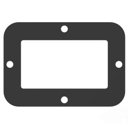 10 pcs : DRC24-GKT - GASKET, 24P, BLK, DRC16