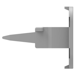 10 pcs : W4SA-P012 - WEDGE LOCK, 4P, PLG, GRY, SL RET