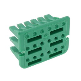 10 pcs : WV-18S - WEDGE LOCK, 18P, PLG, GRN, DTV