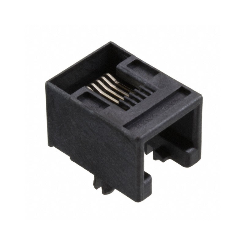 10 pcs : 0955012661 - CONN MOD JACK 6P6C R/A UNSHLD