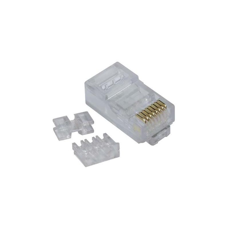 10 pcs : TSP8028C6 - PLUG 8P8C C6 28AWG