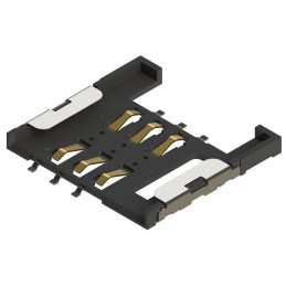 10 pcs : 009162006401070 - CONN SIM CARD PUSH-PULL R/A SMD