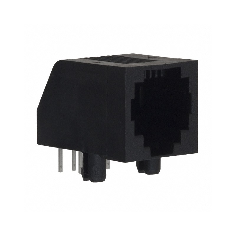 10 pcs : 5555165-1 - CONN MOD JACK 6P6C R/A UNSHLD