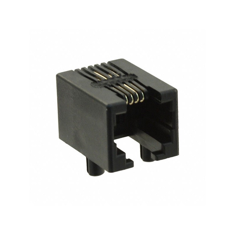 10 pcs : 615004141121 - CONN MOD JACK 6P4C R/A UNSHLD