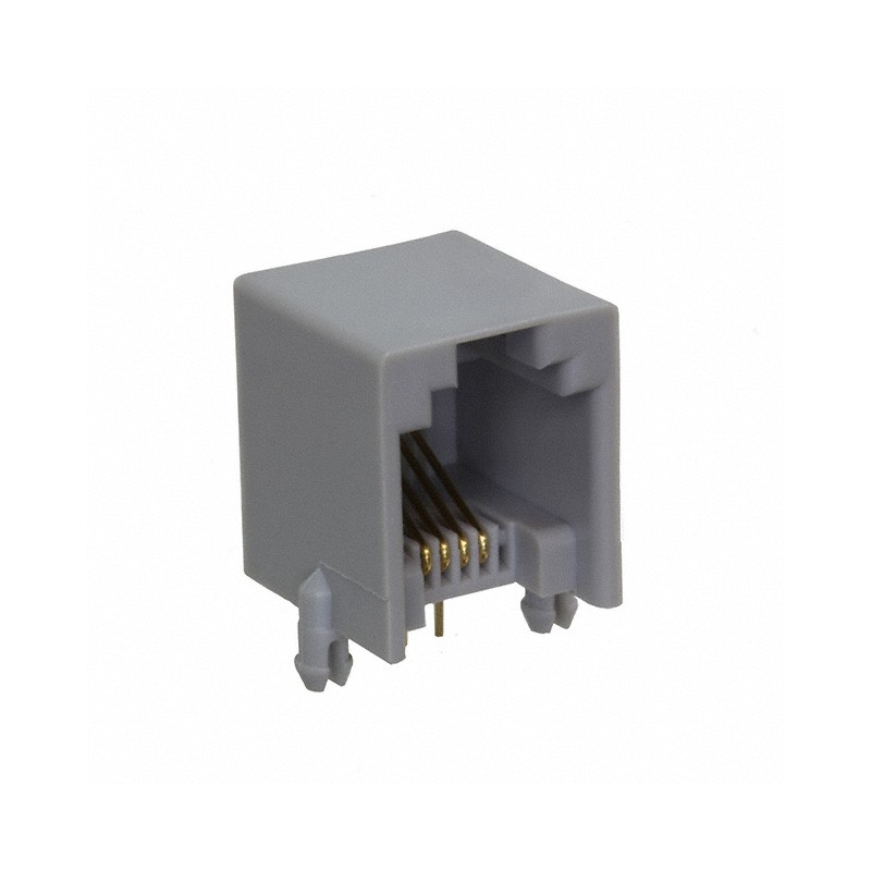 10 pcs : GLX-N-64M - CONN MOD JACK 6P4C R/A UNSHLD