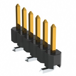 10 pcs : PM20C06VBNN - CONN HEADER SMD 6POS 2MM