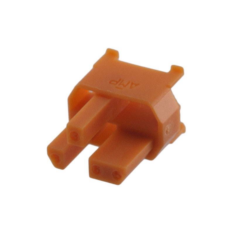10 pcs : 6-100525-3 - CONN CODING KEY MALE ORANGE PCB