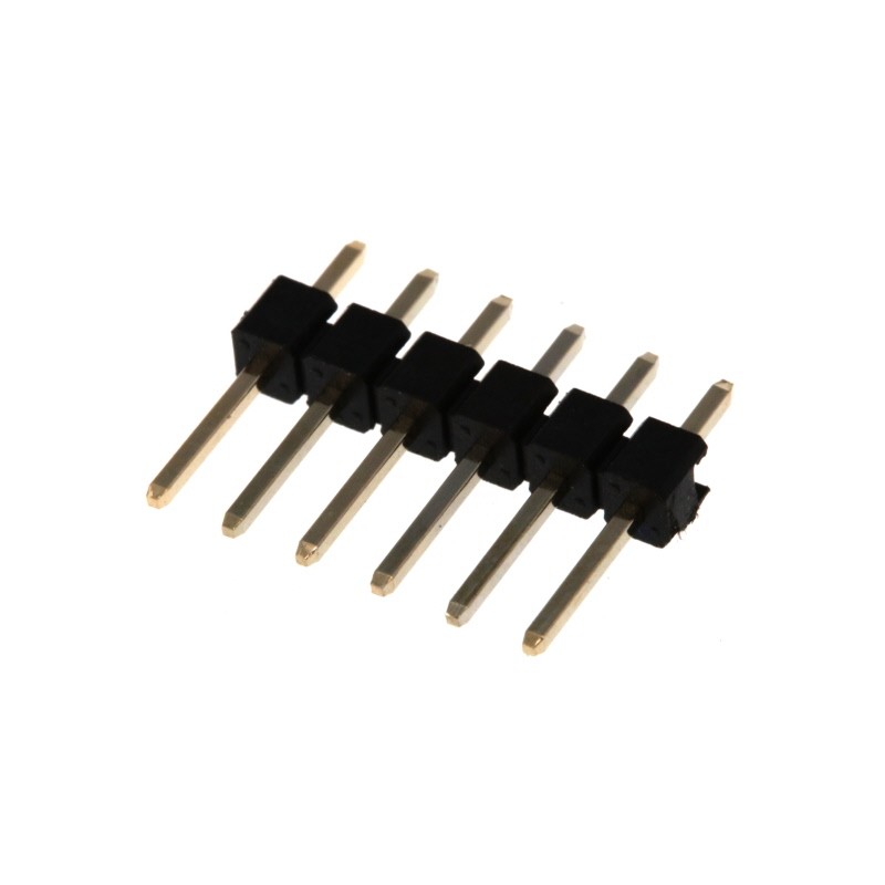 10 pcs : PR20206VBNN - PIN HEADER, THR, SINGLE ROW, .10