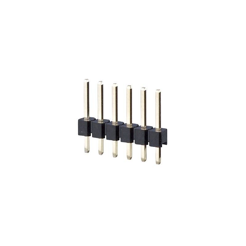 10 pcs : PR20208VBNN - PIN HEADER, THR, SINGLE ROW, 2.5