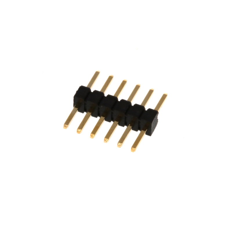 10 pcs : PR20B06VBNN - PIN HEADER, THR, SINGLE ROW, 1.2