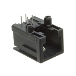 10 pcs : 1-1705950-2 - CONN MOD JACK 6P4C R/A UNSHLD