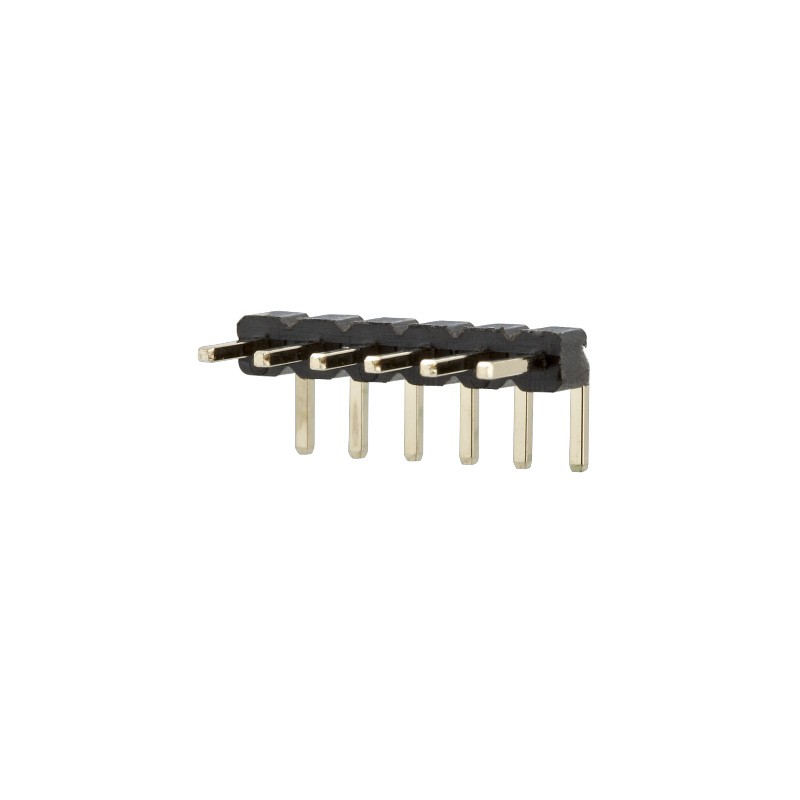 10 pcs : PR20C04HBNN - PIN HEADER, THR, SINGLE ROW, 2.0