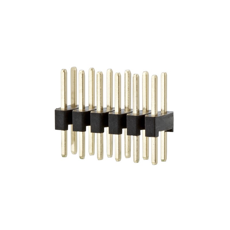 10 pcs : PR20C04VBDN - PIN HEADER, THR, DUAL ROW, 2.00