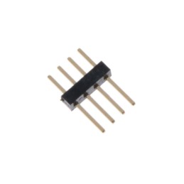10 pcs : BC020-04-A-0200-0300-L-D - 4W, 1.0MM PITCH PIN HDR, SIL, TH