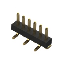 10 pcs : BC032-06-A-2-0200-0200-L-B - 6POS 1.0MM PITCH PIN HEADER, TYP