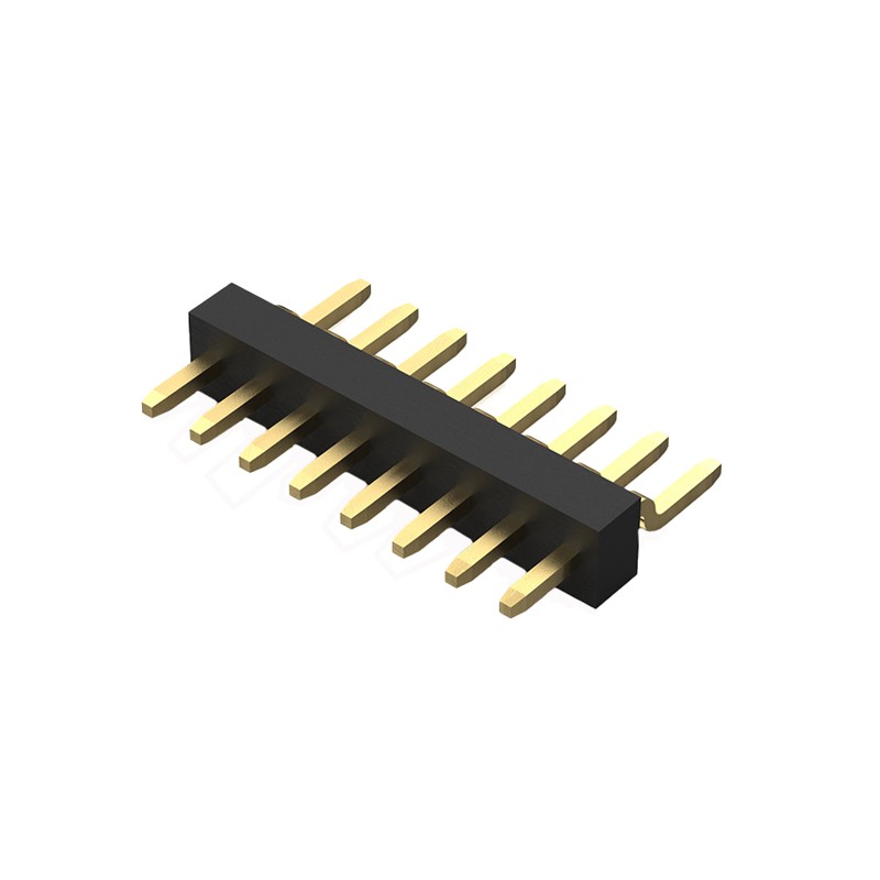 10 pcs : BC034-08-A-V-0150-L-C - 8POS 1.0MM PITCH HEADER, SIL, SM