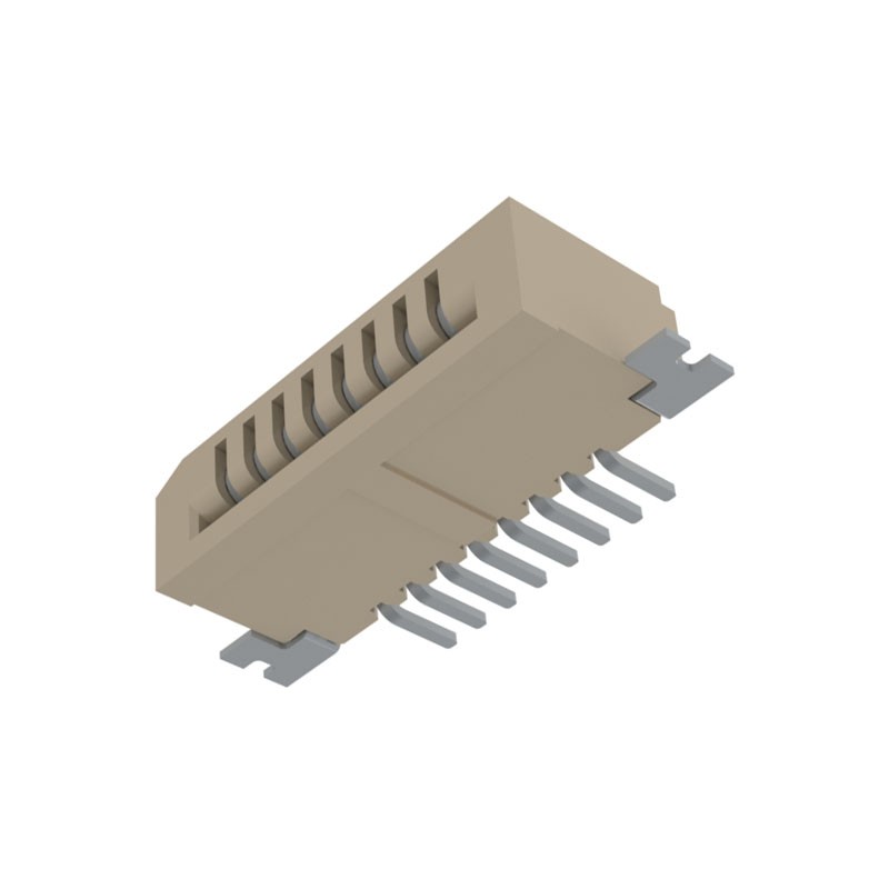 10 pcs : 686108188622 - CONN FPC TOP 8POS 1MM R/A