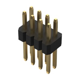 10 pcs : BC035-08-A-0200-0300-L-G - 8W, 1.0MM PITCH PIN HDR, DIL, TH